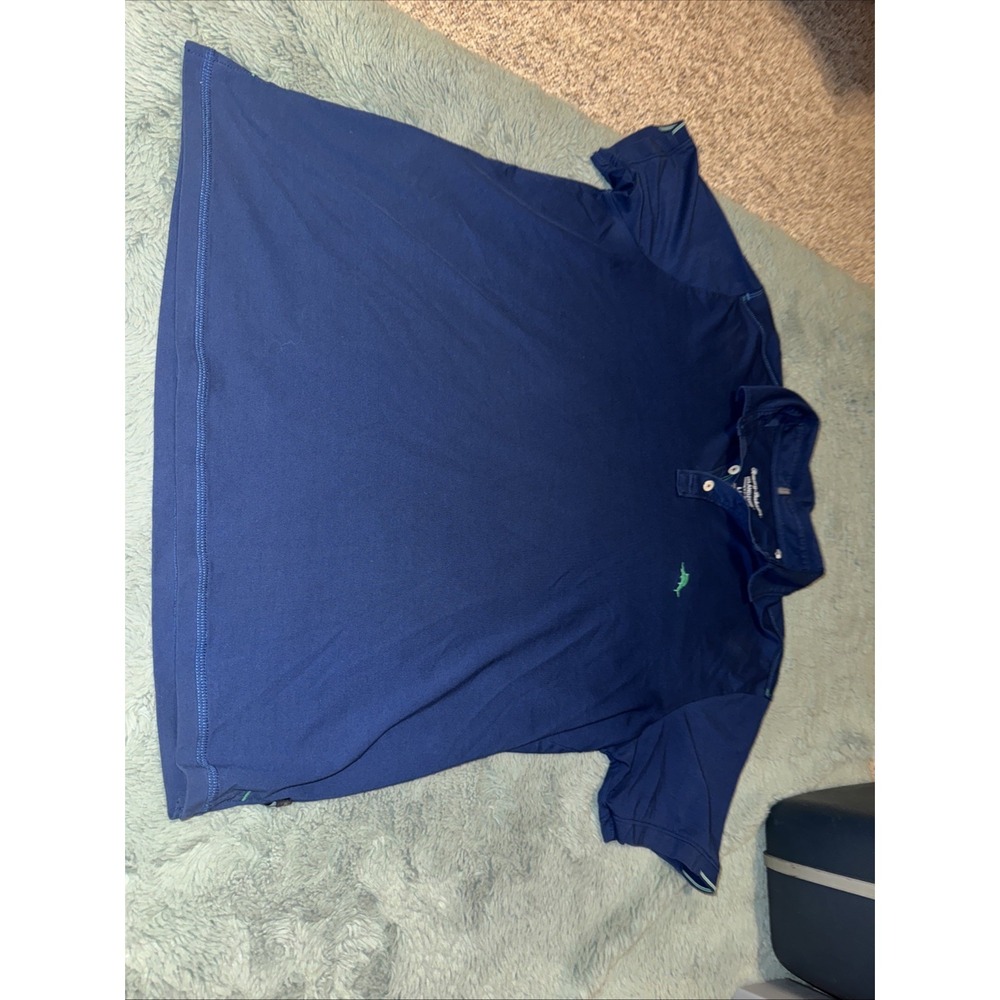 Tommy Bahama Polo Shirt Mens  Large Island Zone Modal Blend Stretch Beach